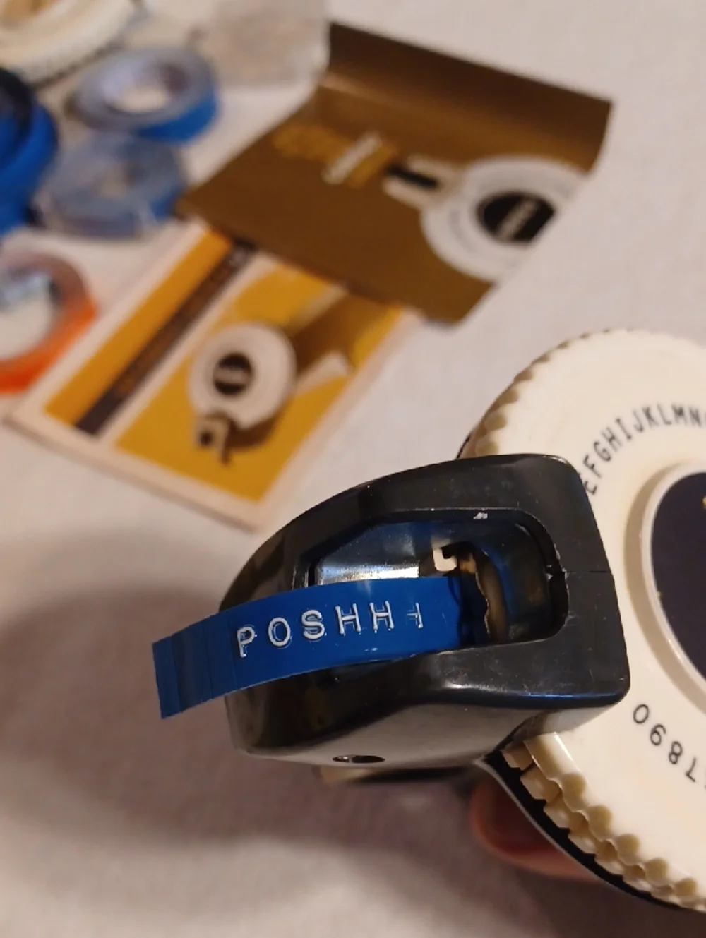 Vintage Rotex 1/2 Inch Compact Labeler With Instructions And Tape